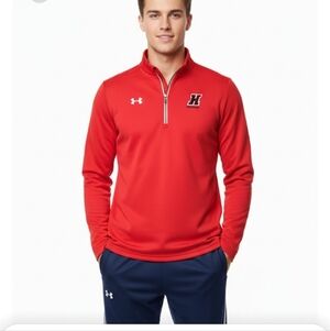 Under Armour Red long sleeves pull over